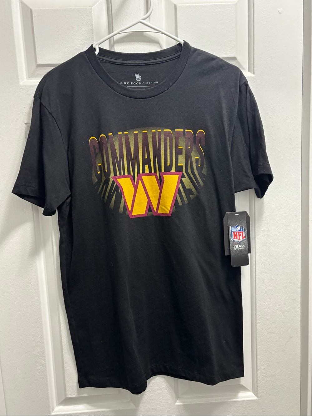 Junk Food Clothing Black Commanders Graphic Tee